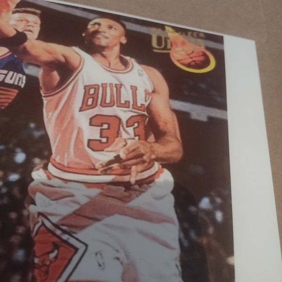 NEW! SCOTTIE PIPPEN 8.5x11 ULTRA PREMIUM GLOSSY 1993 BULLS FINALS VS SUNS POSTER - Picture 11 of 17